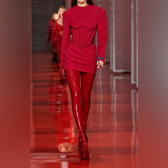 Layered bustier mini dress - Picture 1 of 11